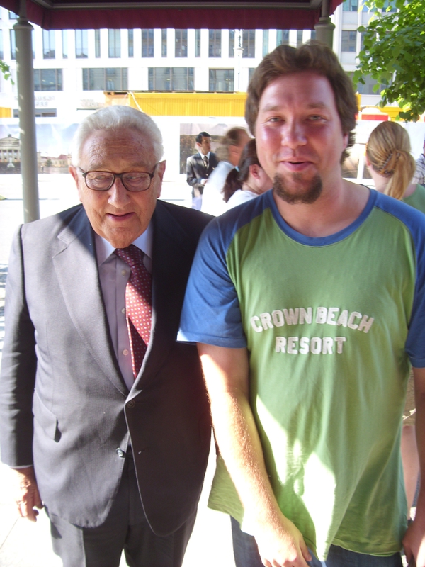 Henry Kissinger Photo with RACC Autograph Collector RB-Autogramme Berlin