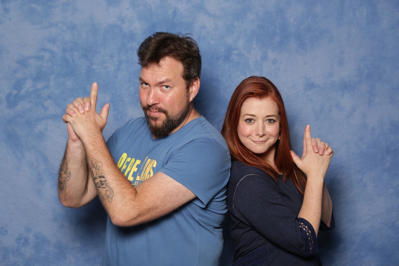 Alyson Hannigan Photo with RACC Autograph Collector RB-Autogramme Berlin