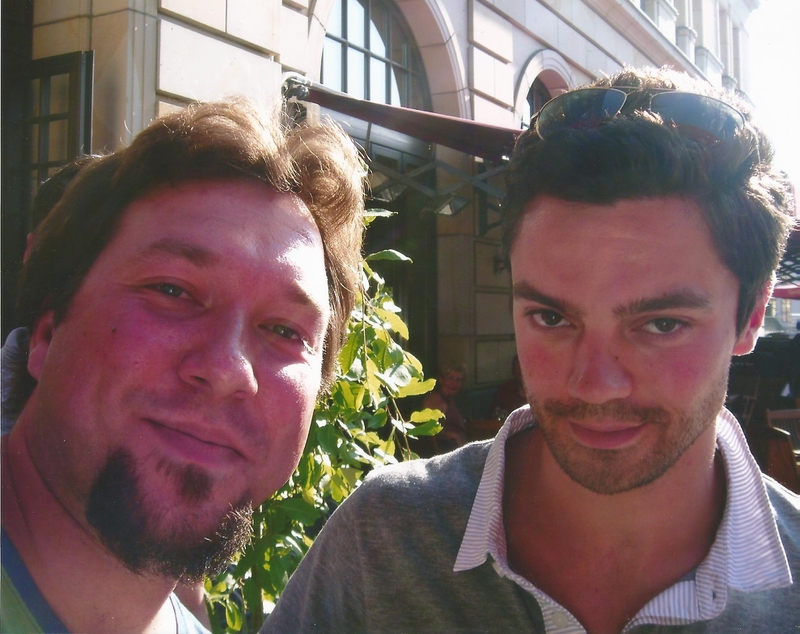 Dominic Cooper Photo with RACC Autograph Collector RB-Autogramme Berlin