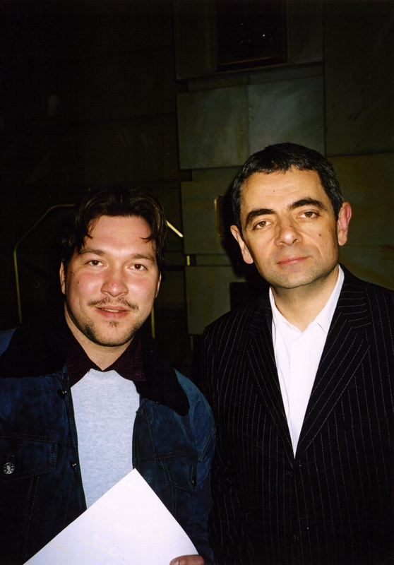 Rowan Atkinson Photo with RACC Autograph Collector RB-Autogramme Berlin