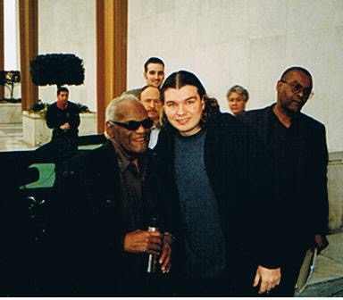 Ray Charles Photo with RACC Autograph Collector bpautographs