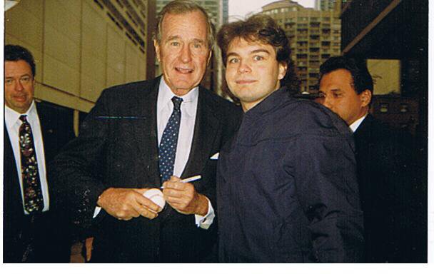 George W. Bush Photo with RACC Autograph Collector bpautographs