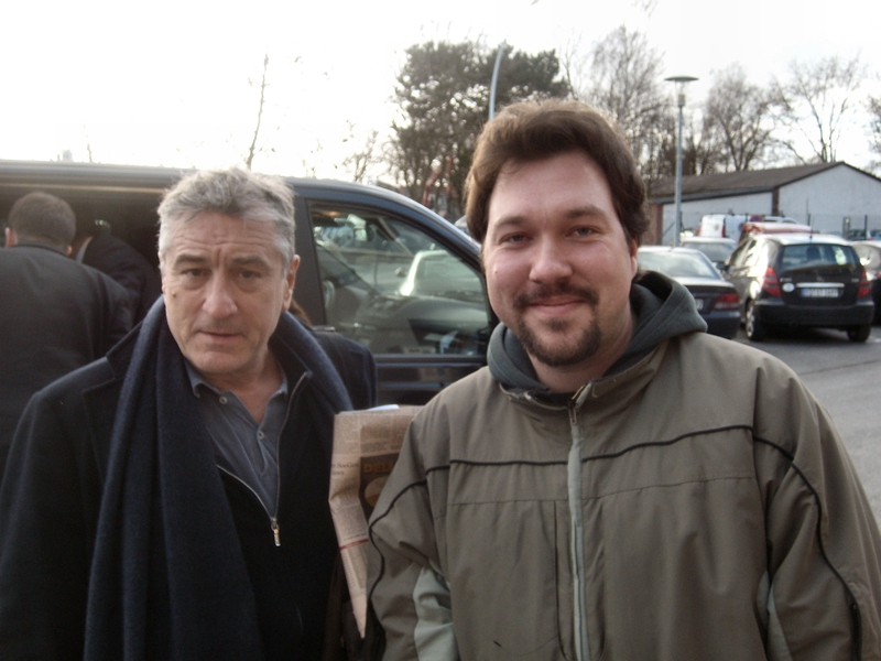 Robert De Niro Photo with RACC Autograph Collector RB-Autogramme Berlin