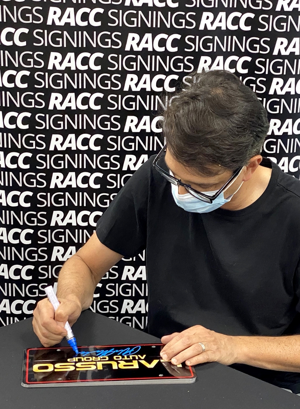 Ralph Macchio Signing Autograph for RACC Autograph Collector Framing History