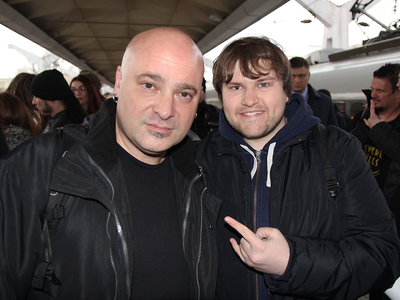 David Draiman Photo with RACC Autograph Collector Ilya Zeta