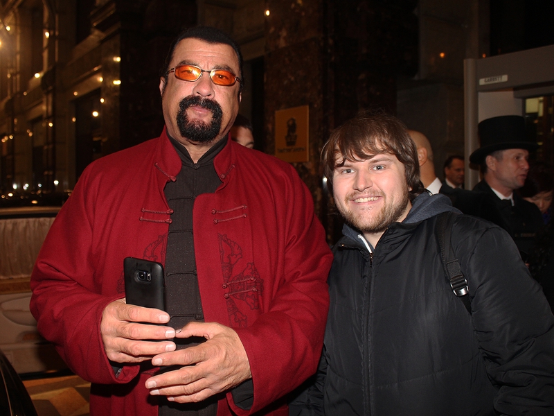 Steven Seagal Photo with RACC Autograph Collector Ilya Zeta