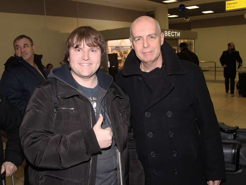 Neil Tennant Photo with RACC Autograph Collector Ilya Zeta