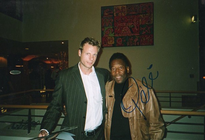 Pele Photo with RACC Autograph Collector AV-Autographs