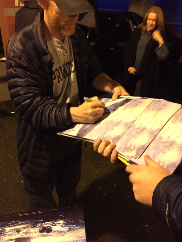 Ron Howard Signing Autograph for RACC Autograph Collector Mike Schreiber