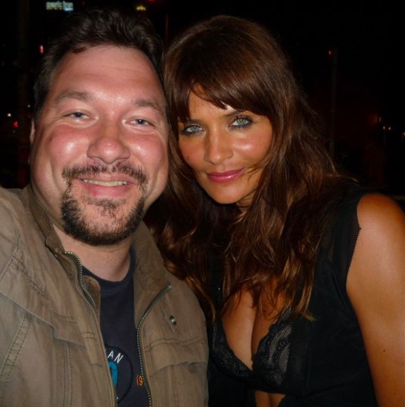 Helena Christensen Photo with RACC Autograph Collector RB-Autogramme Berlin