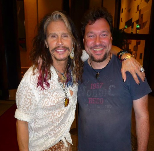 Steven Tyler Photo with RACC Autograph Collector RB-Autogramme Berlin