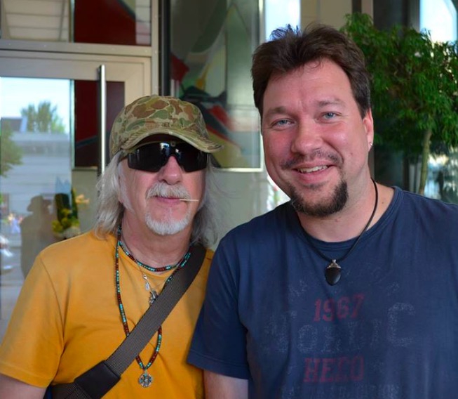 Brad Whitford Photo with RACC Autograph Collector RB-Autogramme Berlin