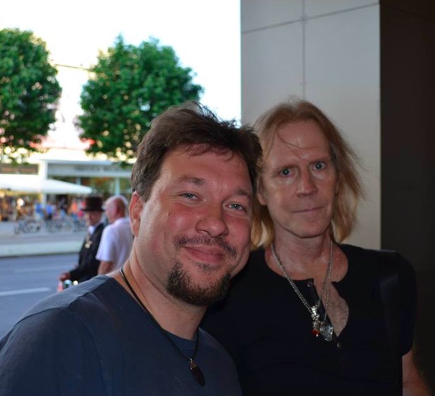 Tom Hamilton Photo with RACC Autograph Collector RB-Autogramme Berlin