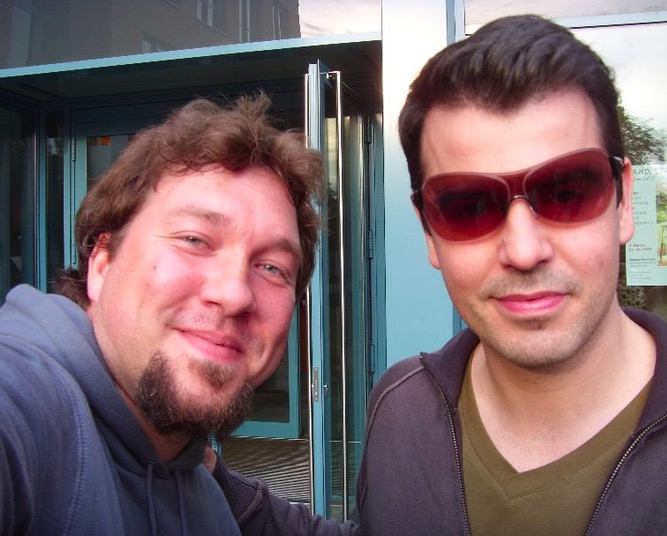 Jordan Knight Photo with RACC Autograph Collector RB-Autogramme Berlin