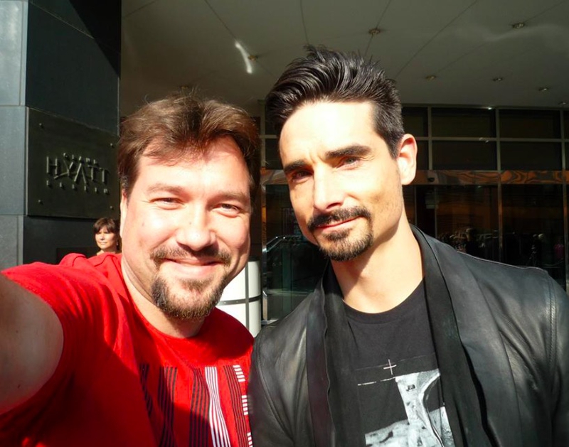 Kevin Richardson Photo with RACC Autograph Collector RB-Autogramme Berlin