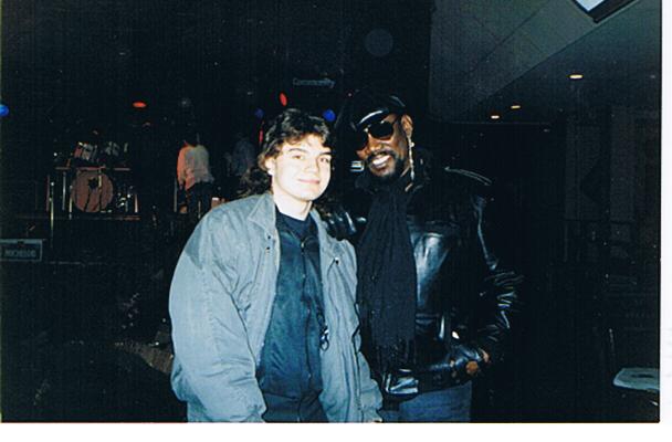 Clarence Clemons Photo with RACC Autograph Collector bpautographs