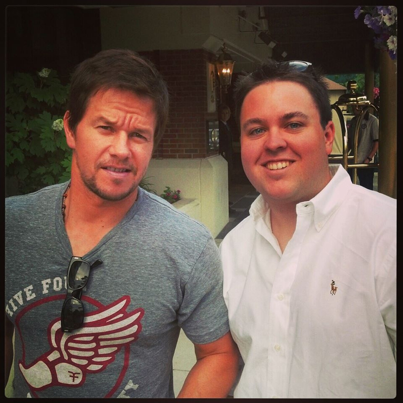 Mark Wahlberg Photo with RACC Autograph Collector All Time Great Authentics