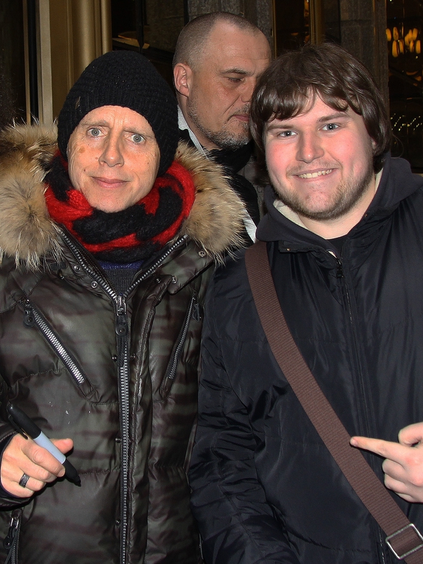 Martin Gore Photo with RACC Autograph Collector Ilya Zeta