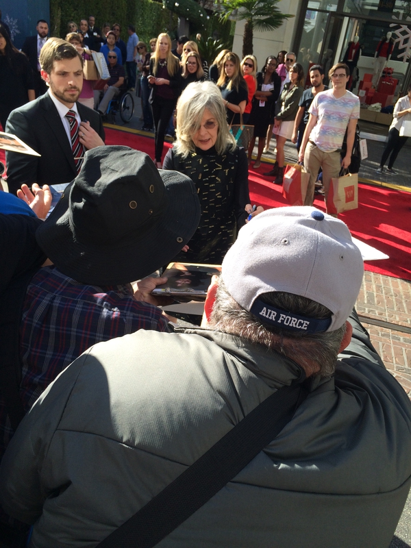 Diane Keaton Signing Autograph for RACC Autograph Collector Mike Schreiber