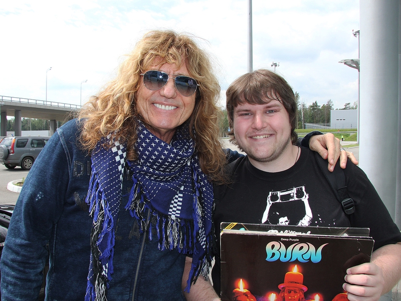 David Coverdale Photo with RACC Autograph Collector Ilya Zeta