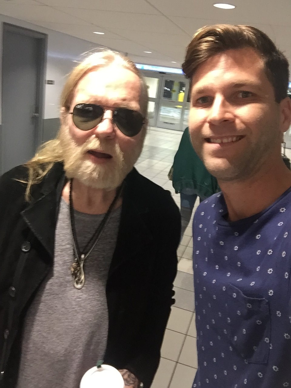 Gregg Allman Photo with RACC Autograph Collector All-Star Signatures, LLC