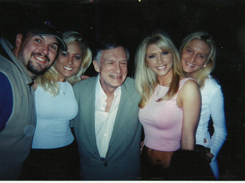 Hugh Hefner Photo with RACC Autograph Collector Autographs99