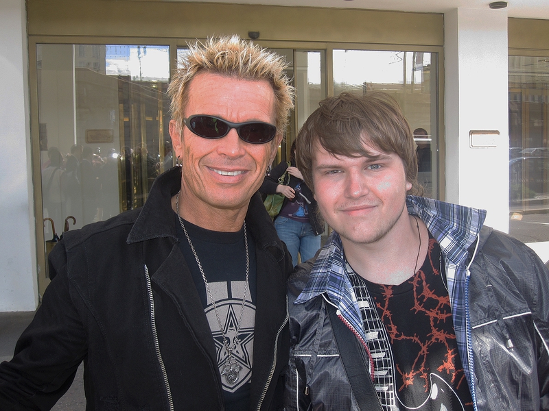 Billy Idol Photo with RACC Autograph Collector Ilya Zeta