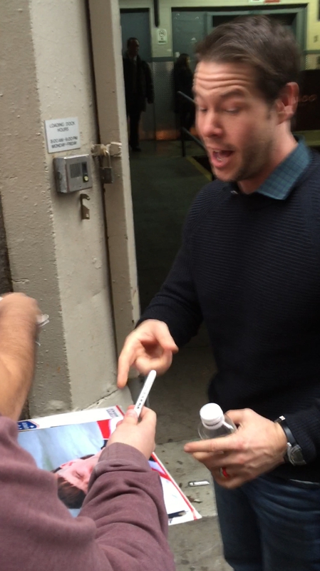 Ike Barinholtz Signing Autograph for RACC Autograph Collector Mike Schreiber