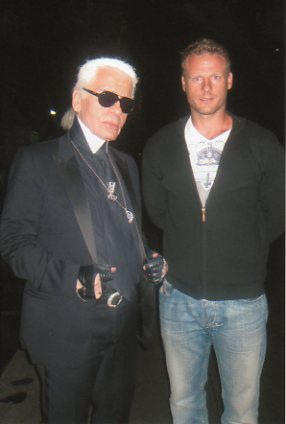 Karl Lagerfeld Photo with RACC Autograph Collector AV-Autographs