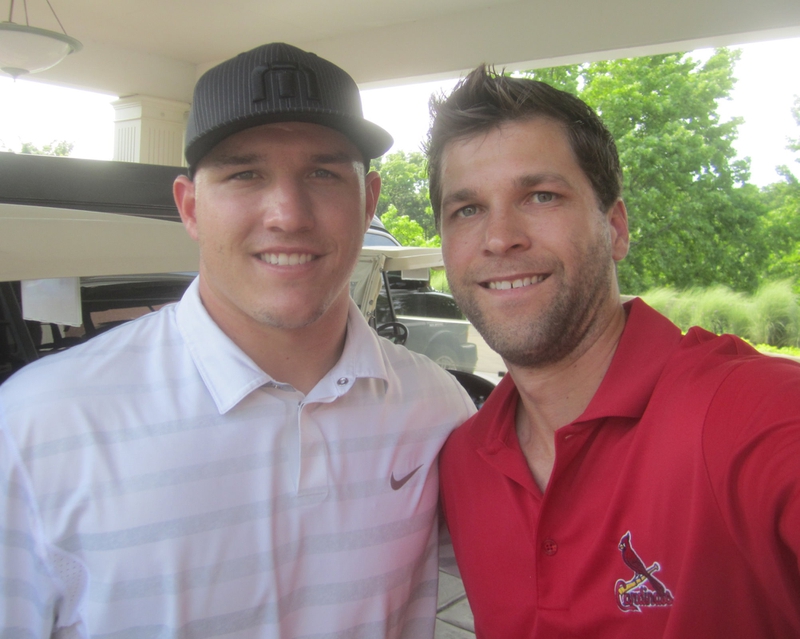 Mike Trout Photo with RACC Autograph Collector All-Star Signatures, LLC