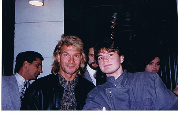 Patrick Swayze Photo with RACC Autograph Collector bpautographs