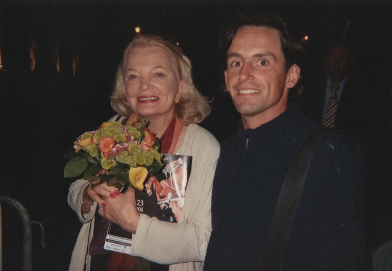 Gena Rowlands Photo with RACC Autograph Collector CB Autographs