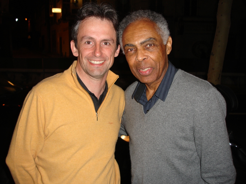 Gilberto Gil Photo with RACC Autograph Collector CB Autographs