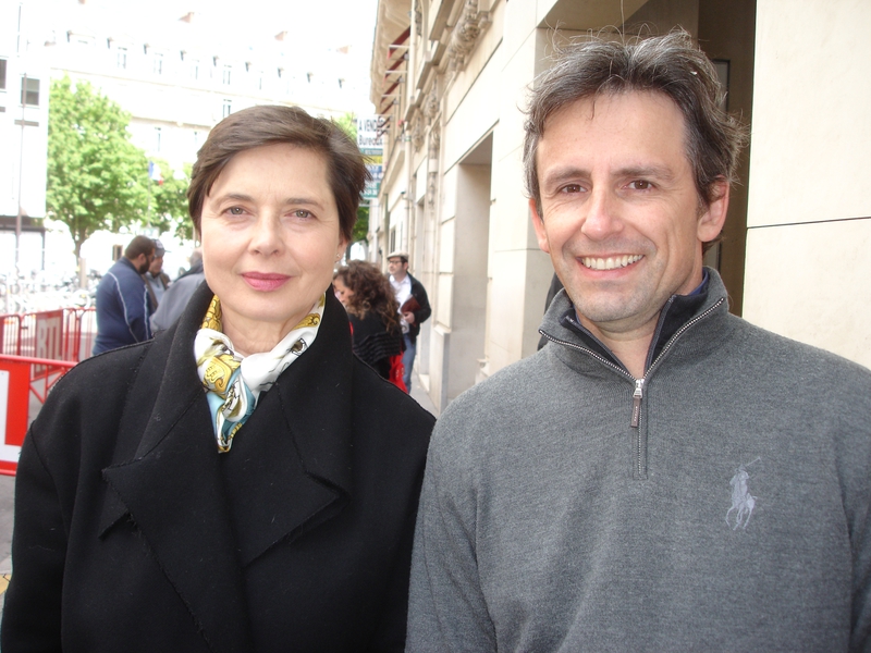 Isabella Rossellini Photo with RACC Autograph Collector CB Autographs