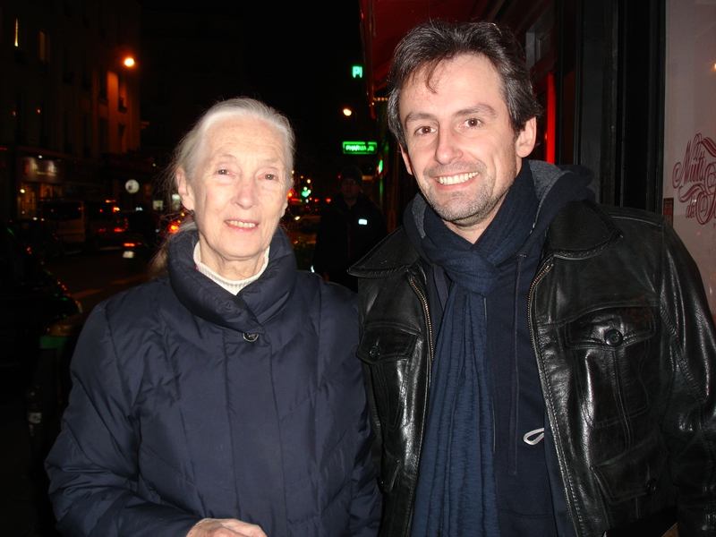 Jane Goodall Photo with RACC Autograph Collector CB Autographs