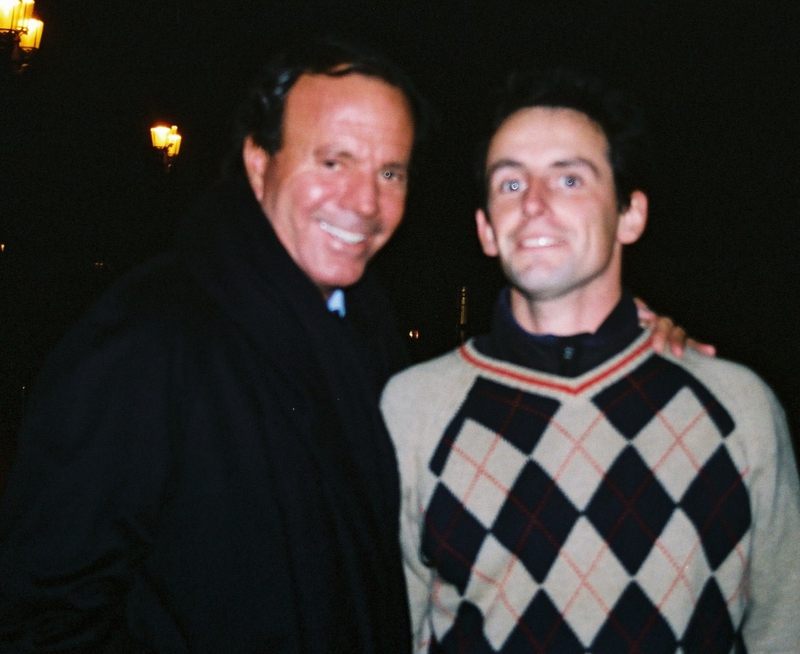 Julio Iglesias Photo with RACC Autograph Collector CB Autographs