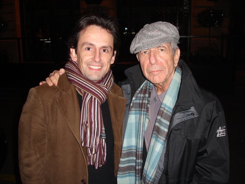 Leonard Cohen Photo with RACC Autograph Collector CB Autographs