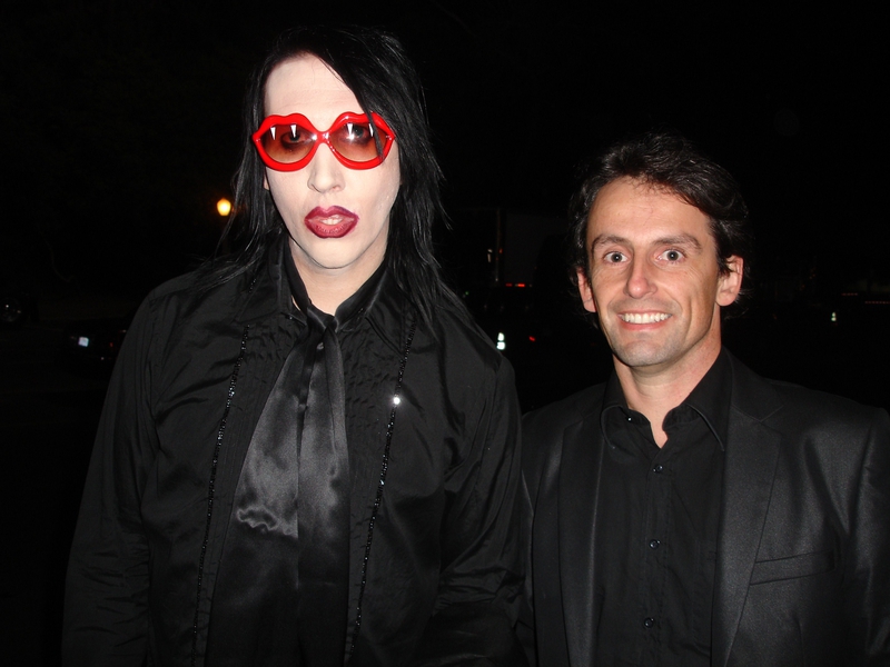 Marilyn Manson Photo with RACC Autograph Collector CB Autographs