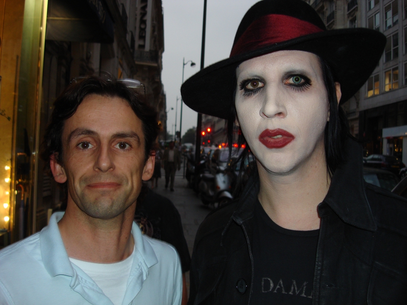 Marilyn Manson Photo with RACC Autograph Collector CB Autographs