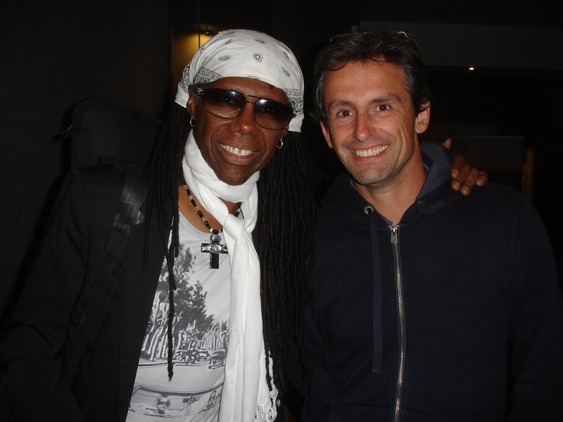 Nile Rodgers Photo with RACC Autograph Collector CB Autographs