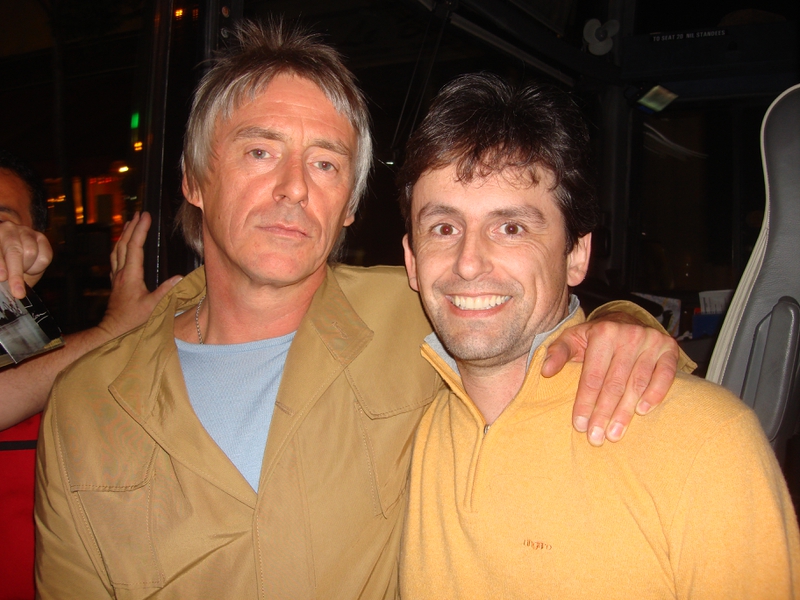 Paul Weller Photo with RACC Autograph Collector CB Autographs