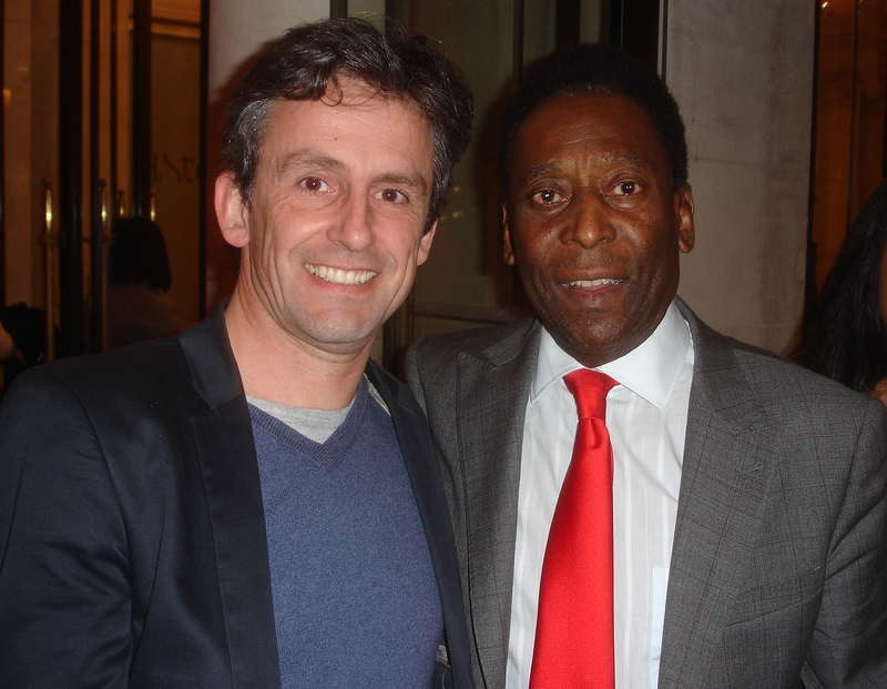 Pele Photo with RACC Autograph Collector CB Autographs