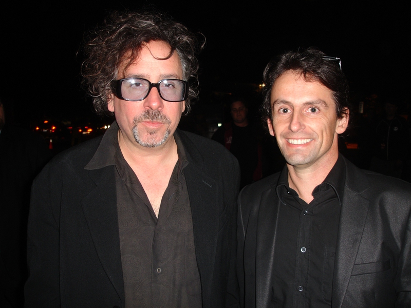 Tim Burton Photo with RACC Autograph Collector CB Autographs