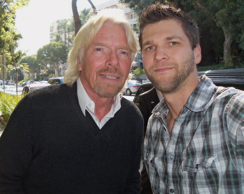 Richard Branson Photo with RACC Autograph Collector All-Star Signatures, LLC