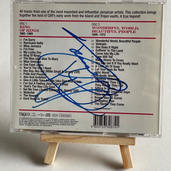 Jimmy Cliff - Harder Road To Travel CD. Signed by Jimmy Cliff