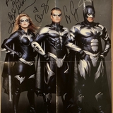 Alicia Silverstone & George Clooney & Chris O'Donnell signed item