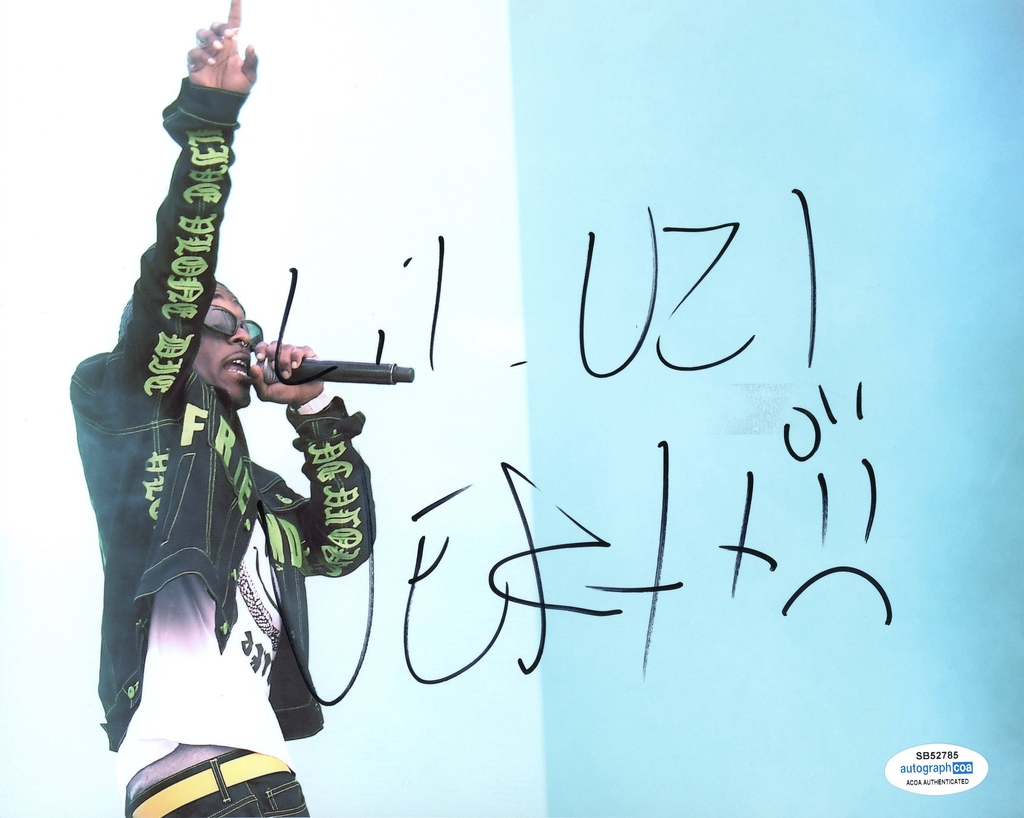 Lil Uzi Vert (33809) Signature Database by RACC - Real Autograph ...