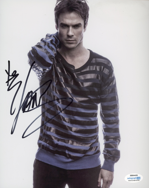 Ian Somerhalder (46242) Signature Database by RACC - Real Autograph ...