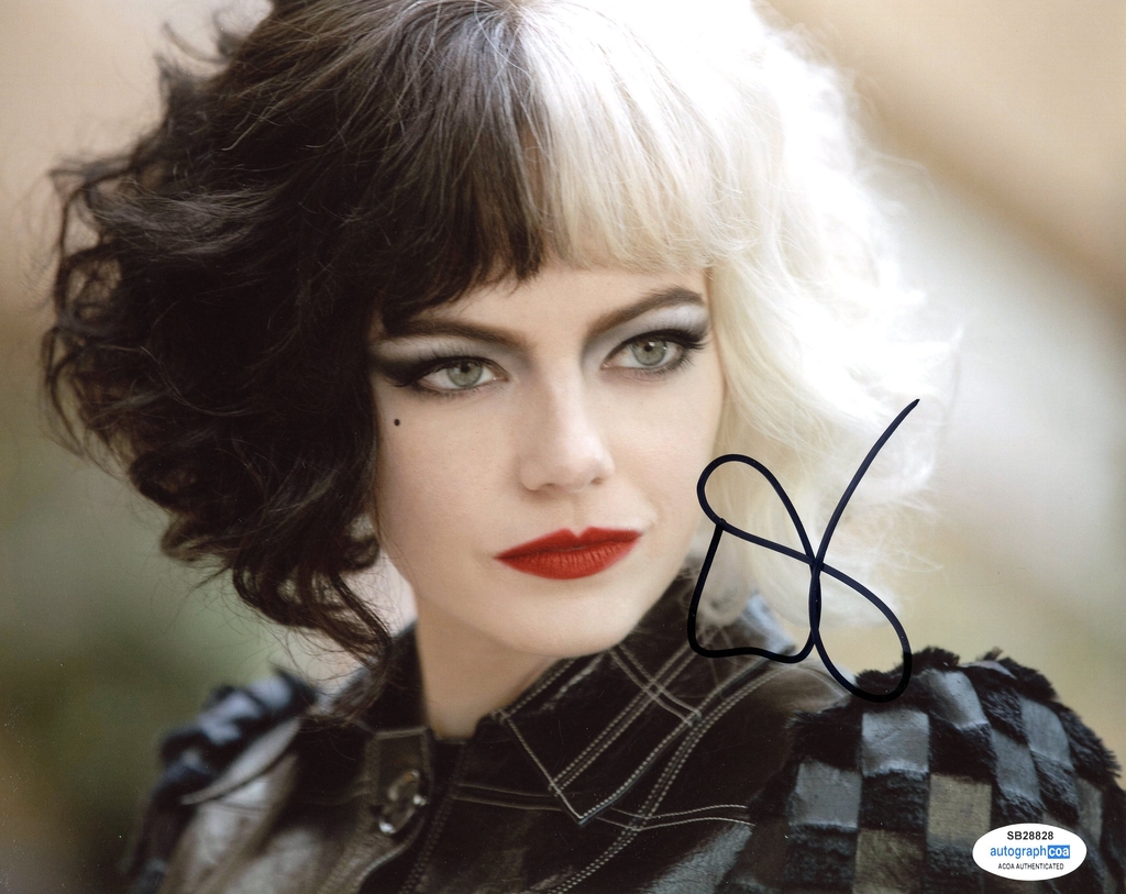 Emma Stone (30636) Signature Database by RACC - Real Autograph ...