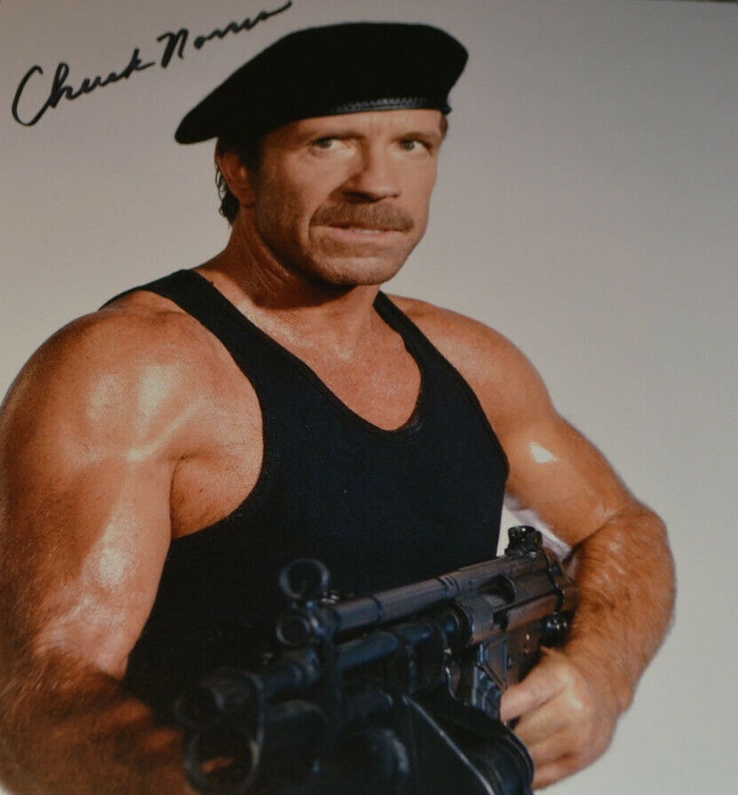 Chuck Norris (77487) Signature Database by RACC - Real Autograph ...